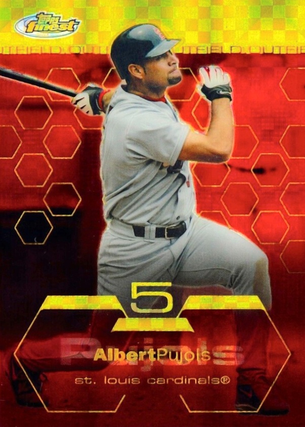 2003 Finest  Albert Pujols #95 Baseball Card