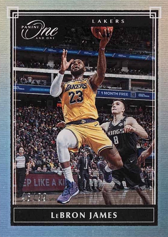 2019 Panini One and One LeBron James #20 Basketball Card