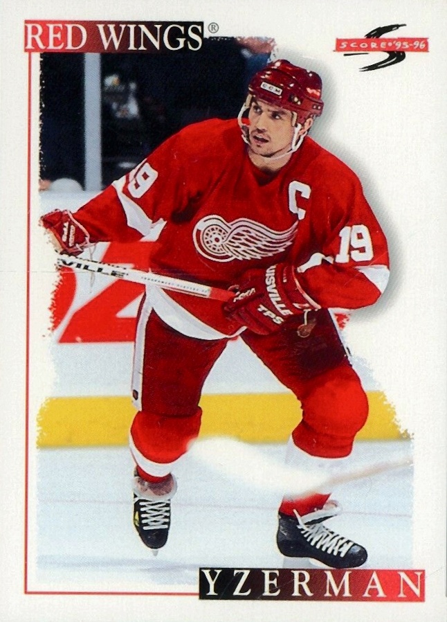 1995 Score Steve Yzerman #240 Hockey Card