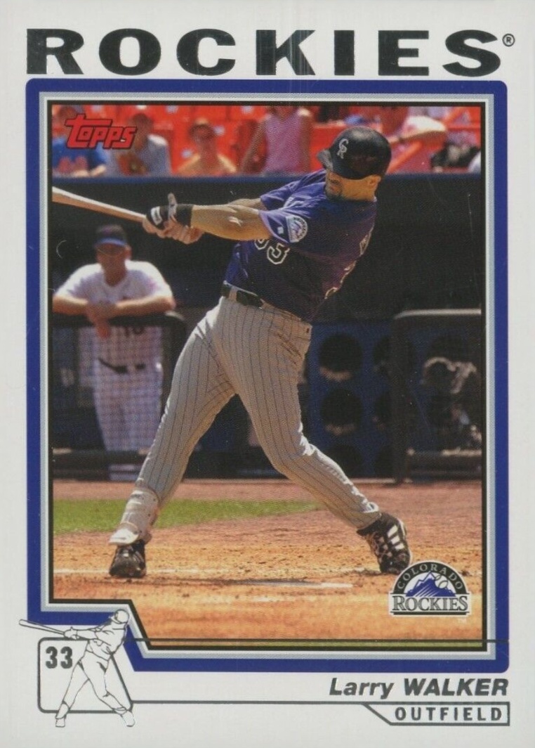 2004 Topps  Larry Walker #512 Baseball Card