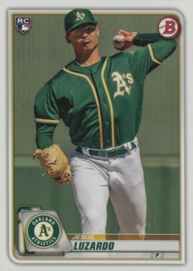 2020 Bowman Jesus Luzardo #61 Baseball Card