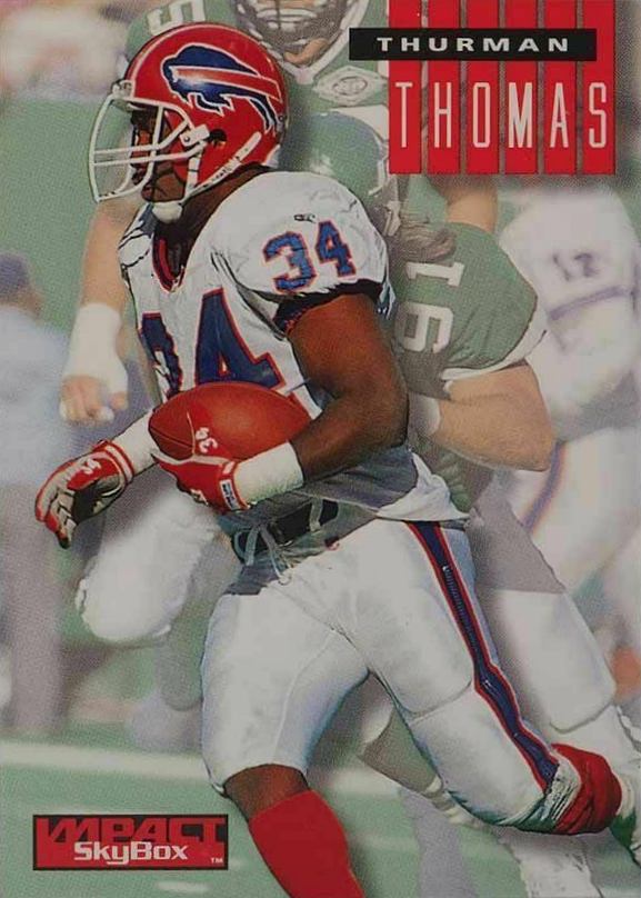 1994 Skybox Impact Thurman Thomas #30 Football Card