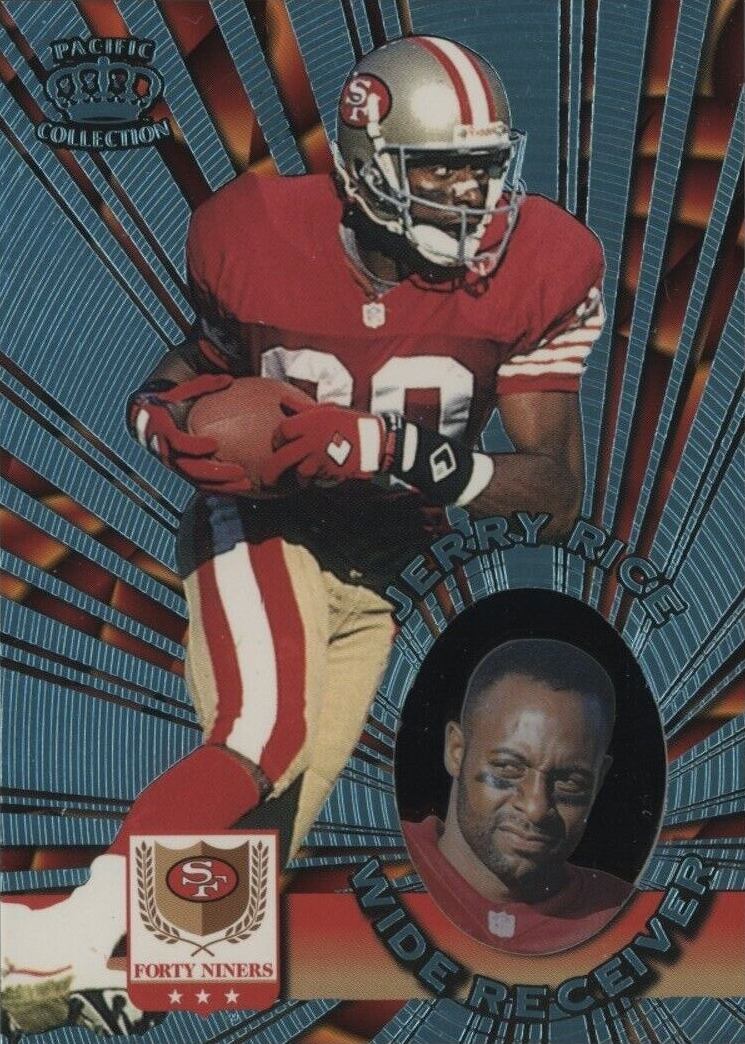 1996 Pacific Invincible Jerry Rice #I-133 Football Card