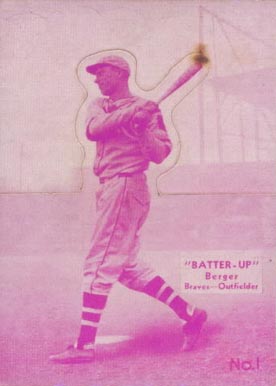 1934 Batter Up Wally Berger #1 Baseball Card