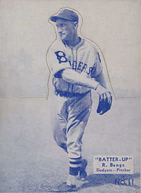 1934 Batter Up Ray Benge #11 Baseball Card