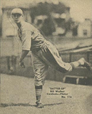 1934 Batter Up Bill Walker #116 Baseball Card
