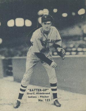 1934 Batter Up Oral C. Hildebrand #123 Baseball Card