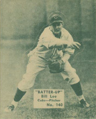 1934 Batter Up Bill Lee #140 Baseball Card