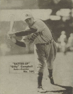 1934 Batter Up Gilly Campbell #164 Baseball Card