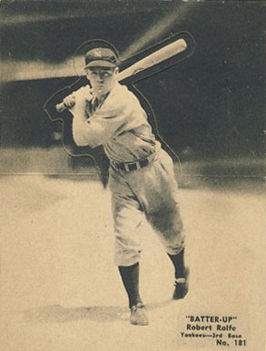 1934 Batter Up Robert Rolfe #181 Baseball Card