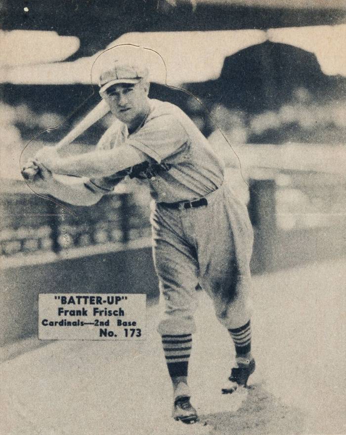 1934 Batter Up Frank Frisch #173 Baseball Card