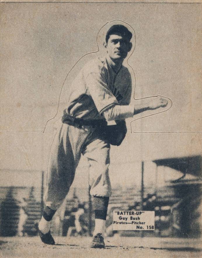 1934 Batter Up Guy Bush #158 Baseball Card