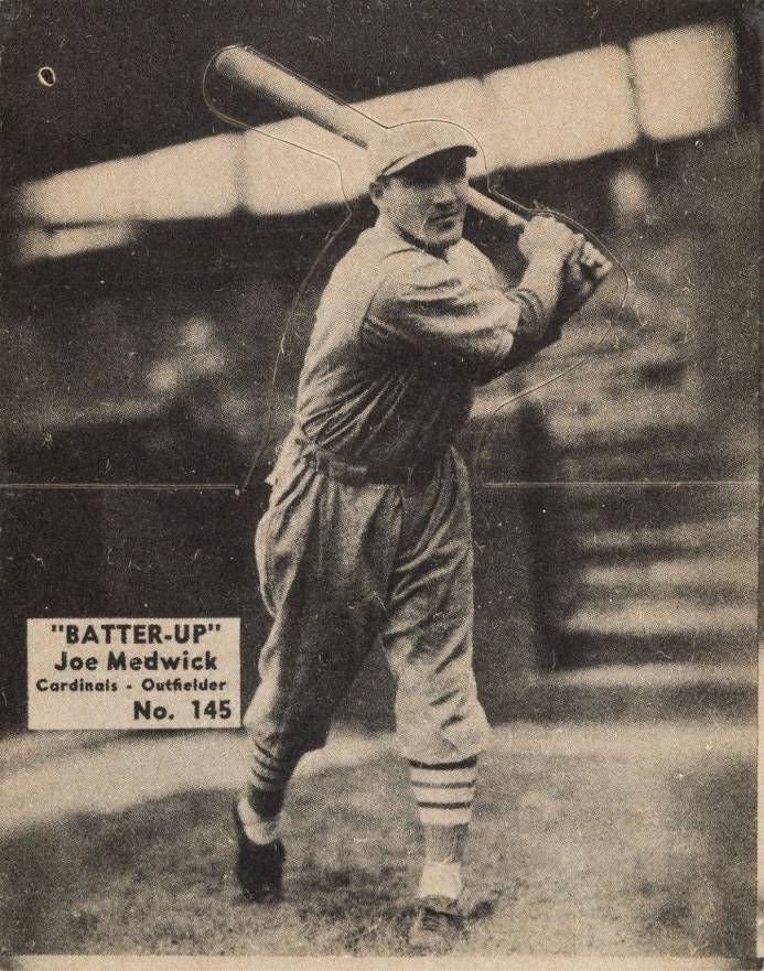 1934 Batter Up Joe Medwick #145 Baseball Card