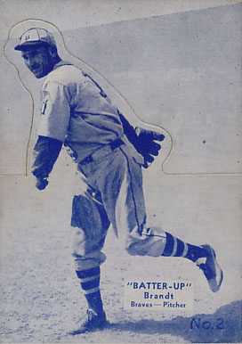 1934 Batter Up Ed Brandt #2 Baseball Card