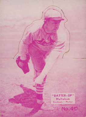 1934 Batter Up Bill Hallahan #40 Baseball Card