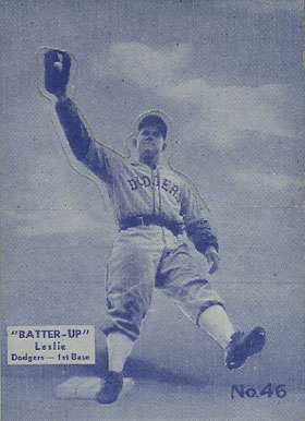 1934 Batter Up Sam Leslie #46 Baseball Card