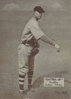 1934 Batter Up Willis Hudlin #48 Baseball Card