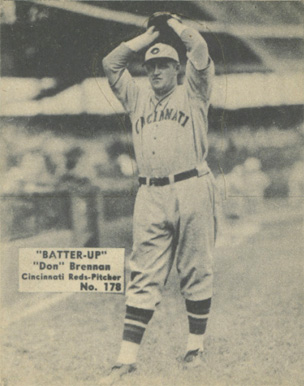 1934 Batter Up Don Brennan #178 Baseball Card