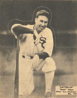 1934 Batter Up Mule Haas #170 Baseball Card
