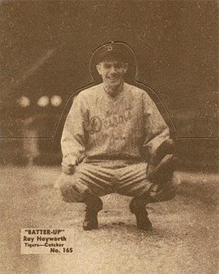 1934 Batter Up Ray Hayworth #165 Baseball Card