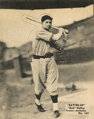 1934 Batter Up Bud Hafey #163 Baseball Card