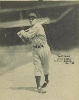 1934 Batter Up Allan Cooke #148 Baseball Card