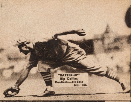 1934 Batter Up Rip Collins #146 Baseball Card