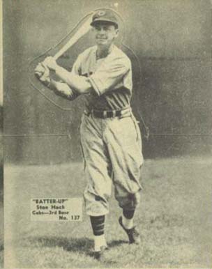 1934 Batter Up Stan Hack #137 Baseball Card