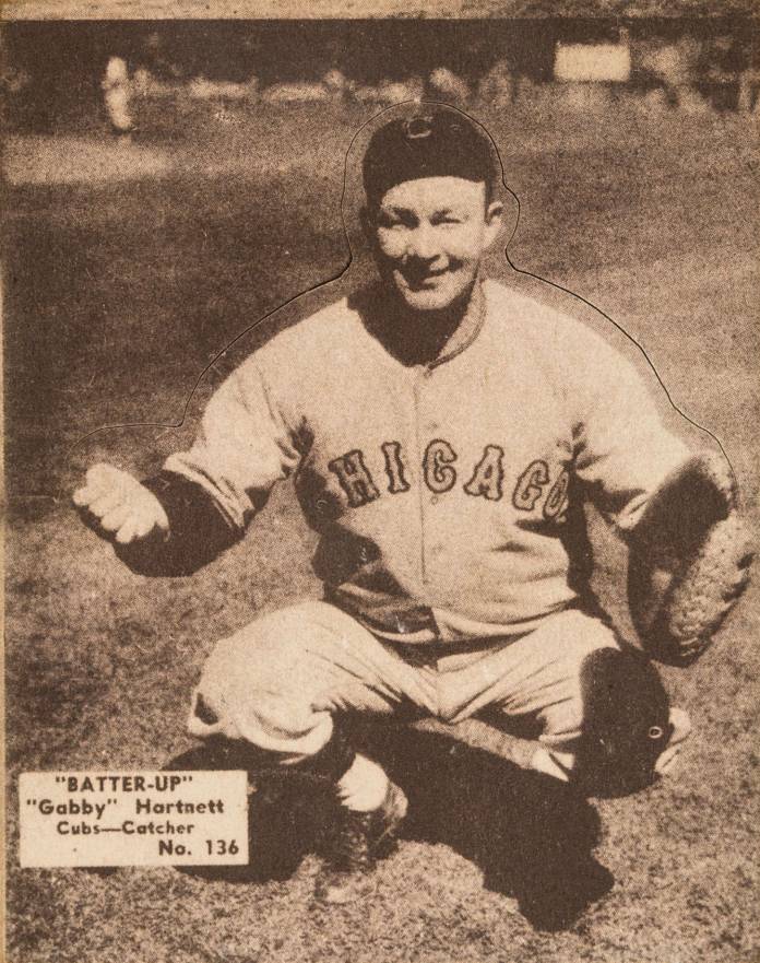 Photo Gabby Hartnett Postcard Cubs Baseball Hall of Fame Induction Plaque 