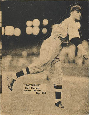 1934 Batter Up Mel Harder #134 Baseball Card