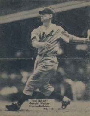 1934 Batter Up Gerald Walker #118 Baseball Card