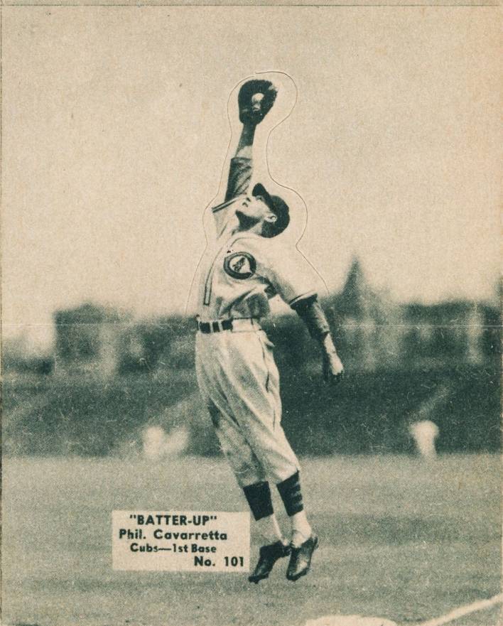 1934 Batter Up Phil Cavaretta #101 Baseball Card