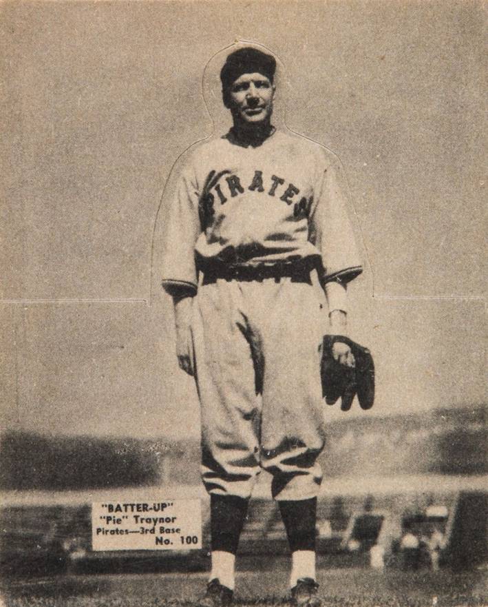 1934 Batter Up Pie Traynor #100 Baseball Card