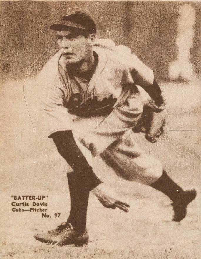 1934 Batter Up Curtis Davis #97 Baseball Card