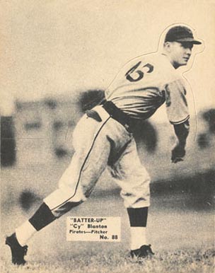 1934 Batter Up Cy Blanton #88 Baseball Card
