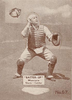 1934 Batter Up Gus Mancuso #67 Baseball Card