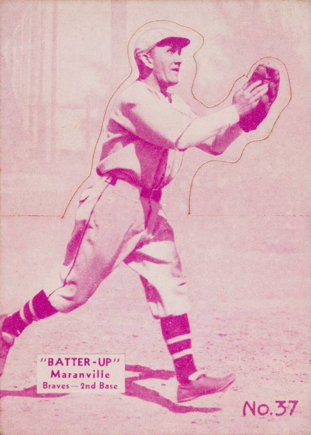 1934 Batter Up Rabbit Maranville #37 Baseball Card