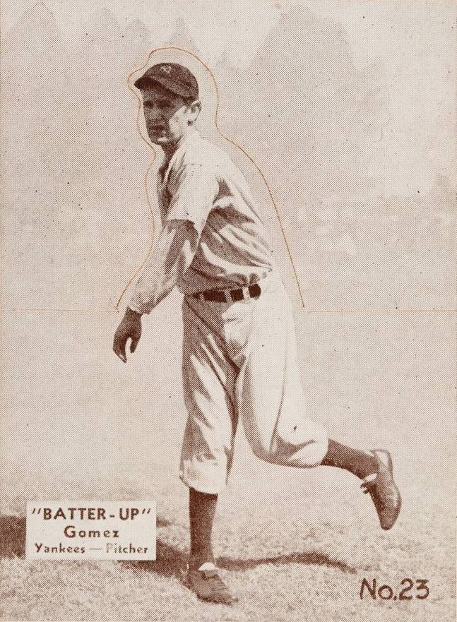 1934 Batter Up Lefty Gomez #23 Baseball Card