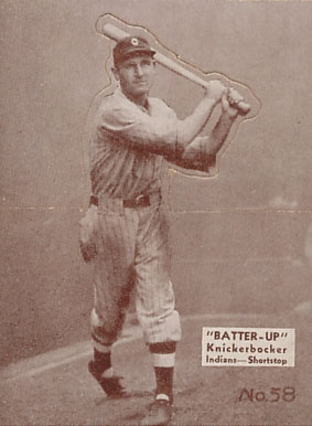 1934 Batter Up Bill Knickerbocker #58 Baseball Card
