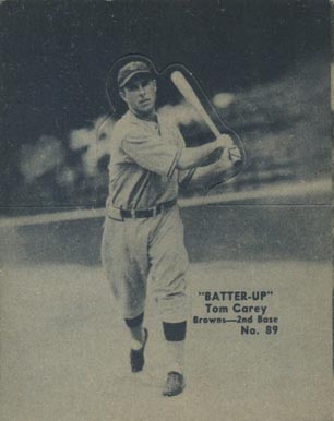 1934 Batter Up Tom Carey #89 Baseball Card