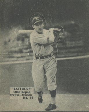1934 Batter Up Ollie Bejma #93 Baseball Card
