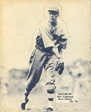 1934 Batter Up Ben Cantwell #96 Baseball Card