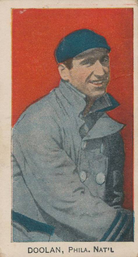 1909 C. A. Briggs Color Doolan, Phila. Nat'l # Baseball Card