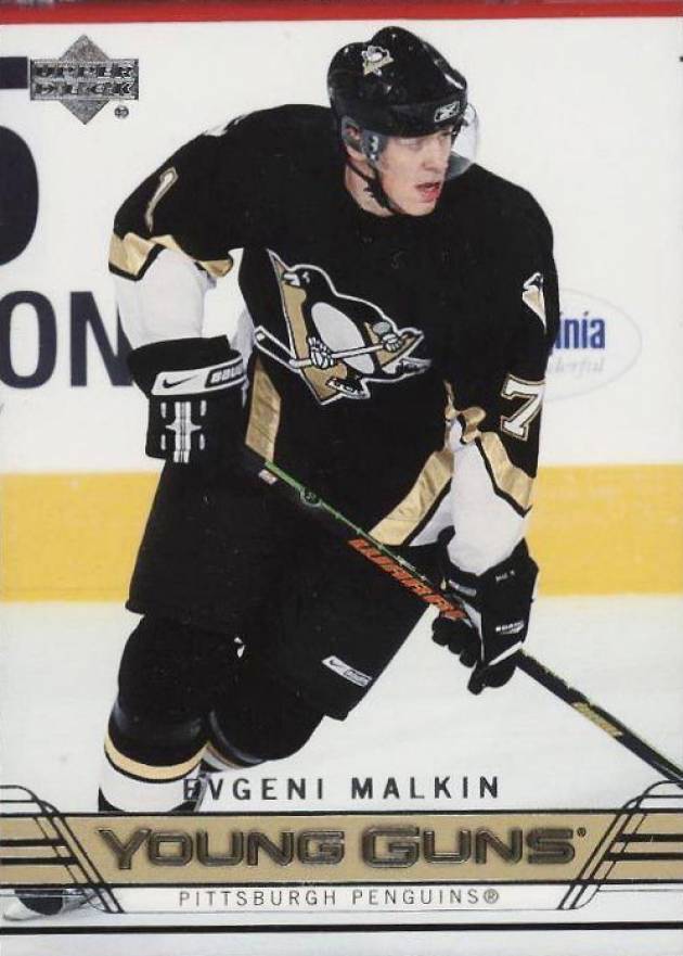 2006 Upper Deck Evgeni Malkin #495 Hockey Card