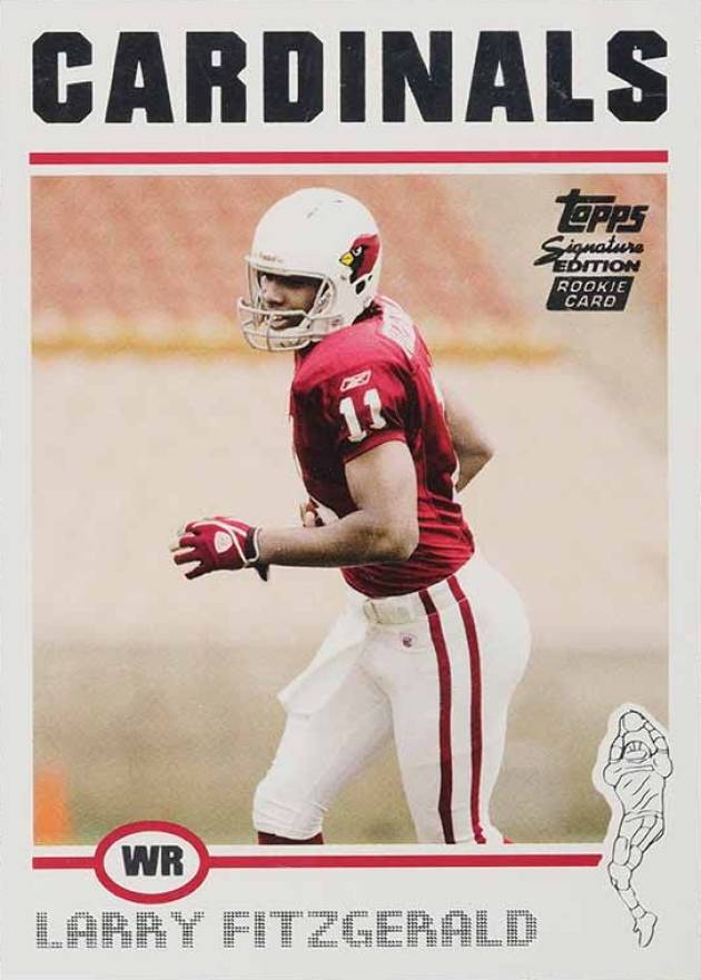 2004 Topps Signature Edition Larry Fitzgerald #75 Football Card