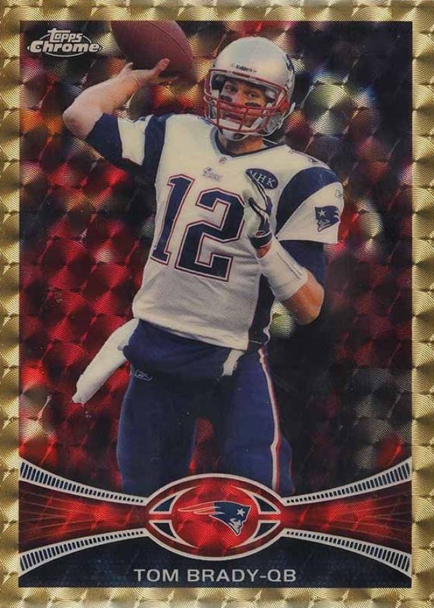 2012 Topps Chrome Tom Brady #220 Football Card