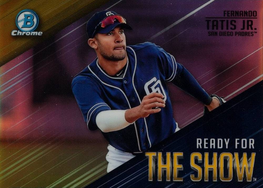 2019 Bowman Ready for the Show Chrome Fernando Tatis Jr. #RFTS10 Baseball Card