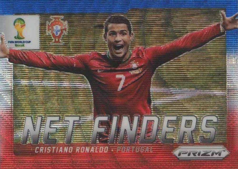 2014 Panini Prizm World Cup Net Finders Cristiano Ronaldo #20 Soccer Card