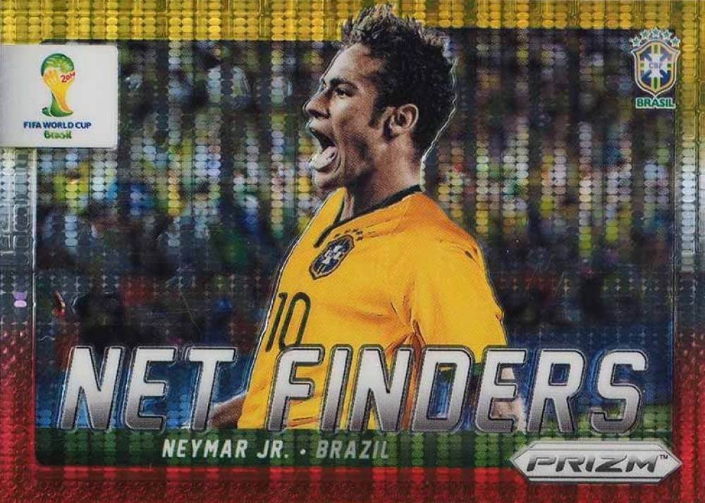 2014 Panini Prizm World Cup Net Finders Neymar Jr. #5 Soccer Card