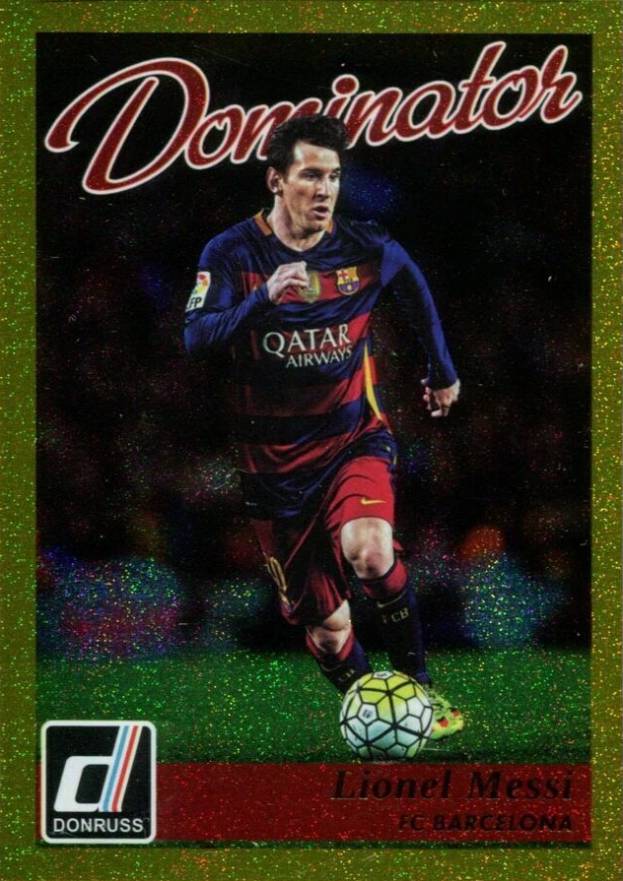 2016 Panini Donruss Dominator Lionel Messi #13 Soccer Card